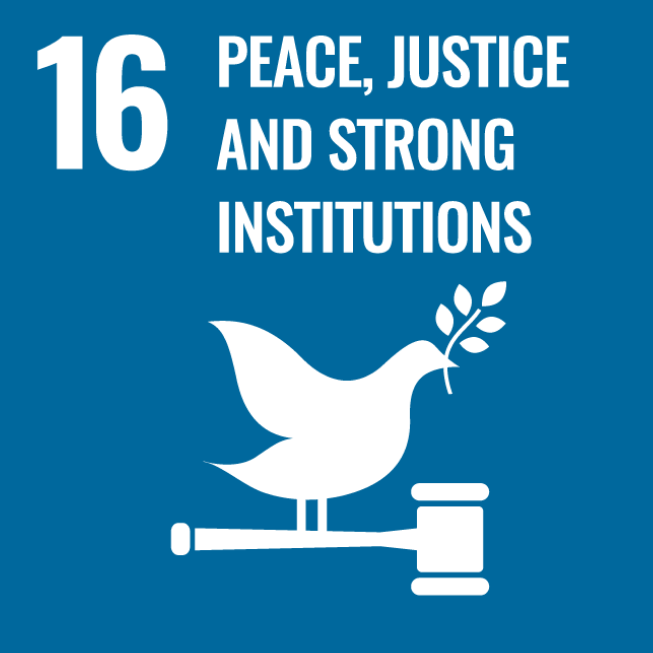 SDG 16 – Peace, Justice and Strong Institutions