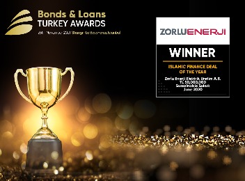 Zorlu Enerji issues Turkey's first sustainable Sukuk insurance and receives the Bonds & Loans Award